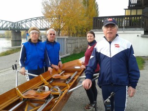 Krems beim Abrudern